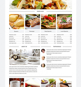 Drupal Restaurant Website 49236