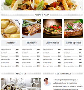 Drupal Restaurant Website 49236