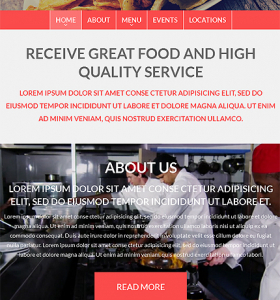 Drupal Restaurant Website 51203