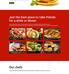 Drupal Restaurant Website 52972