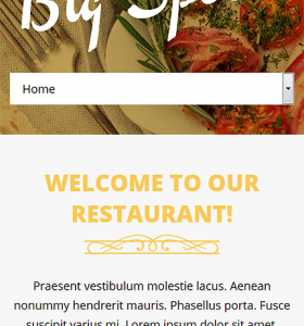 Drupal Restaurant Website 53895