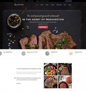 Restaurant Website WP 58667