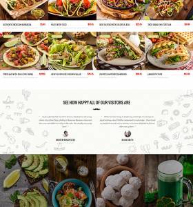 Restaurant Website WP 59006