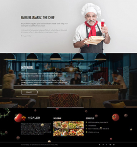 Restaurant Website WP 59006