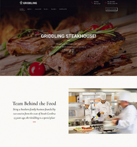 Restaurant Website WP 63410