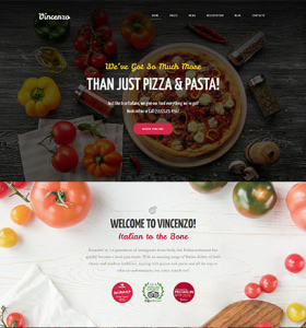 Restaurant Website WP 63633