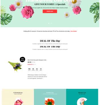 Greenmart Flower WC-2 FREEmium Theme Series