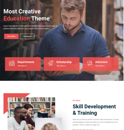 Edubin H7 WP FREEmium Theme Series