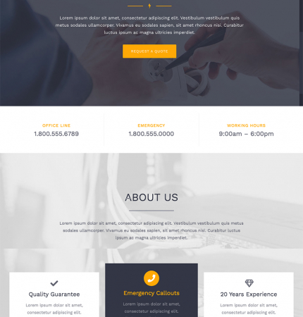 Managed Web Hosting Theme WP-AV-EL Theme Series