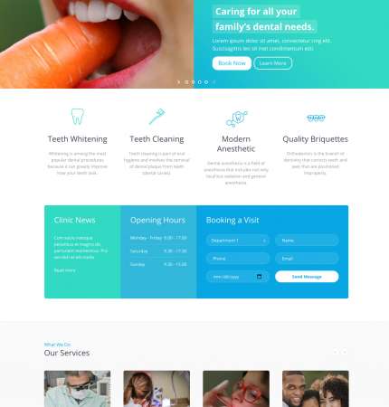 Dental Clinic WP FREEmium Theme Series