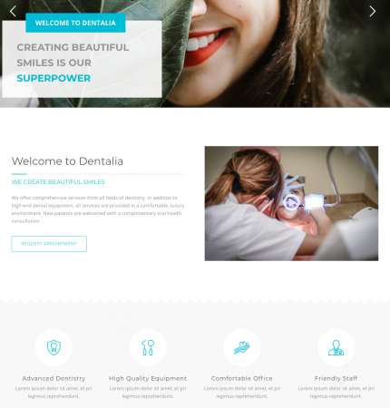 Dentalia WP-3 FREEmium Theme Series