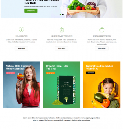 Greenmart Health WC-1 FREEmium Theme Series