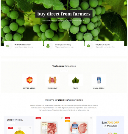 Greenmart WC-6 FREEmium Theme Series