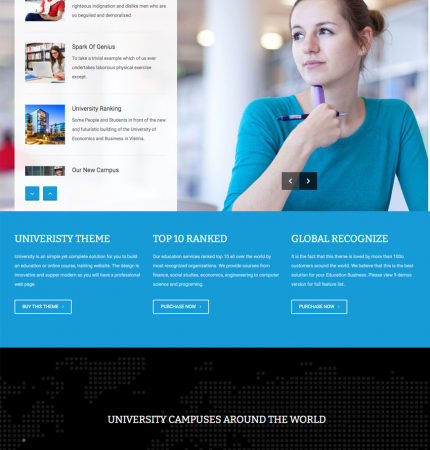 University H1 WP FREEmium Theme Series