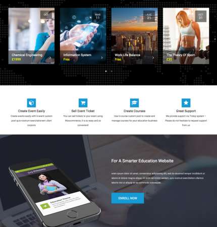 University H5 WP FREEmium Theme Series